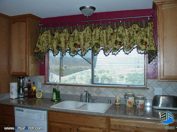 Kitchen-Curtains-Modern-پرده آشپزخانه_دکوراسیون منزل، نقش بسیار مهم پرده در دکوراسیون _240768396