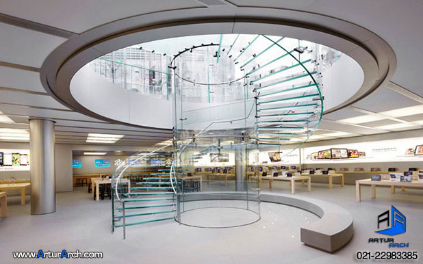 تأثیر مهم طراحی داخلی فروشگاه بر مشتری-interior-design-of-apple-