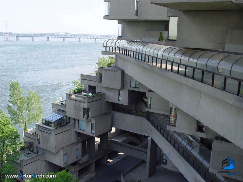 habitat67in1967-طراحی مجتمع مسکونی Habibat 67