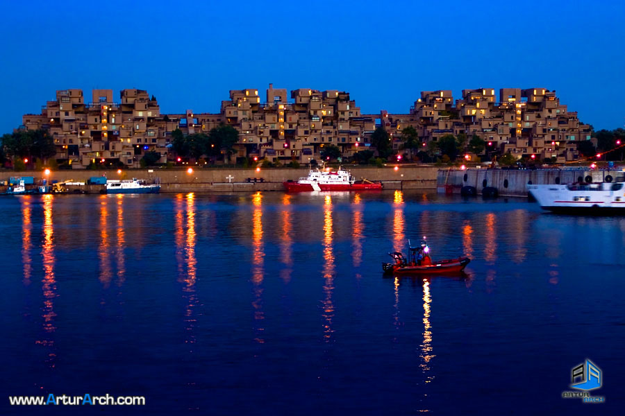 habitat67in1967-طراحی مجتمع مسکونی Habibat 67