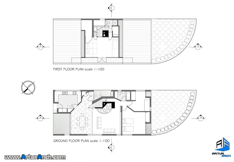 FLOOR-PLAN-Venturi-Procession-vanna_venturi_facade_پلان خانه مادر ونچوری