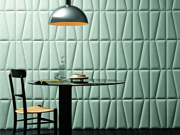 Leather wall tiles by Studioart