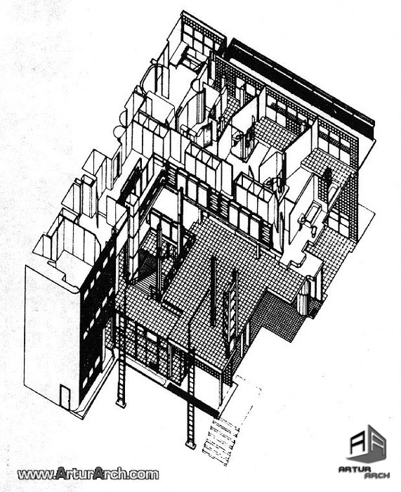 ChareauCut-maison-طراحی خانه تاگندات  Tugendhat House -خانه تاگندات  Tugendhat House  معمار : لودویگ میس واندرروهه  Ludwig Mies van der Rohe))  -Brno-Czech Republic-verre