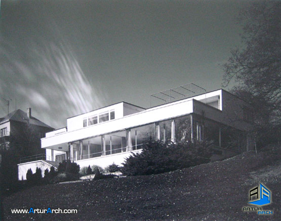 طراحی خانه تاگندات  Tugendhat House -خانه تاگندات  Tugendhat House  معمار : لودویگ میس واندرروهه  Ludwig Mies van der Rohe))  -Brno-Czech Republic