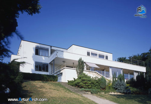 طراحی خانه تاگندات  Tugendhat House -خانه تاگندات  Tugendhat House  معمار : لودویگ میس واندرروهه  Ludwig Mies van der Rohe))  -Brno-Czech Republic