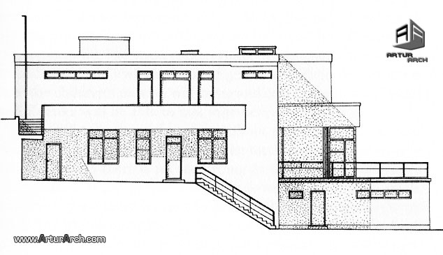 -طراحی خانه تاگندات  Tugendhat House -خانه تاگندات  Tugendhat House  معمار : لودویگ میس واندرروهه  Ludwig Mies van der Rohe))  -Brno-Czech Republicelev_tugendhat_fr-the-glass