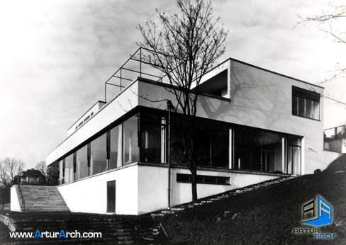 طراحی خانه تاگندات  Tugendhat House -خانه تاگندات  Tugendhat House  معمار : لودویگ میس واندرروهه  Ludwig Mies van der Rohe))  -Brno-Czech Republic