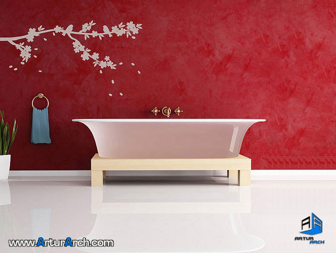 wall-sticker-white-دکوراسیون داخلی،طرح های متنوع استیکر در دکوراسیون