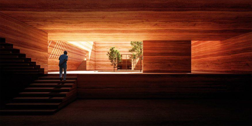 طراحی ویلای مدرن خانه‌ای در زمین خانه ای همساز با اقلیم